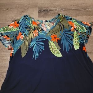 Floral/Tropical Blouse